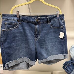 Blue Denim Women's Shorts